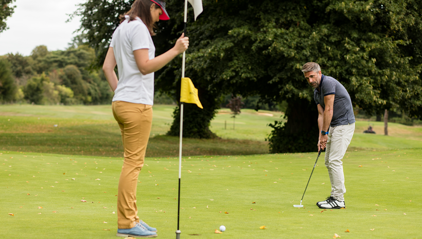 Putting shot