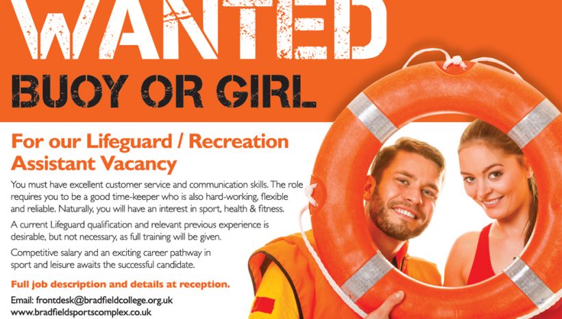Recreation Assistant / Lifeguard Vacancy Recreation Assistant / Lifeguard Vacancy
