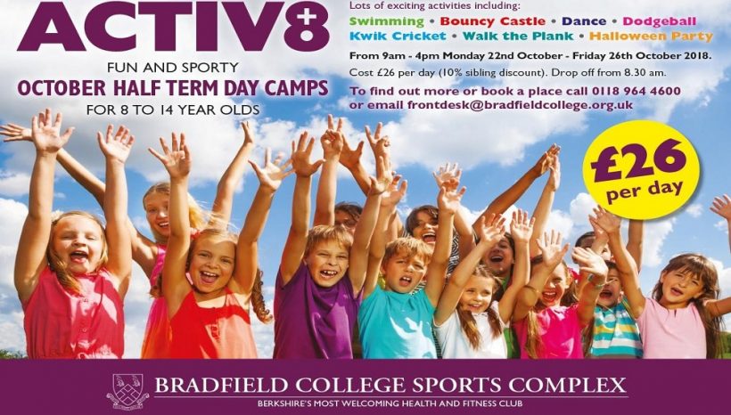 Bradfield ACTIV8 October Half Term Camps Bradfield ACTIV8 October Half Term Camps